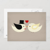 Getrouwde Canarische vogels Briefkaart (Voorkant / Achterkant)