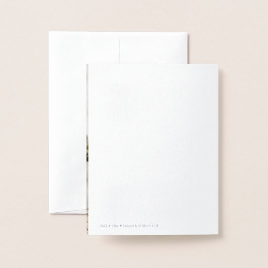 Getrouwde en prettige kerstfeestfoto Foto Folie Kaarten (Met envelop)