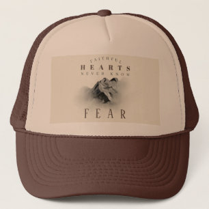 getrouwe inspirerende Quote Waterverf Mountain Trucker Pet