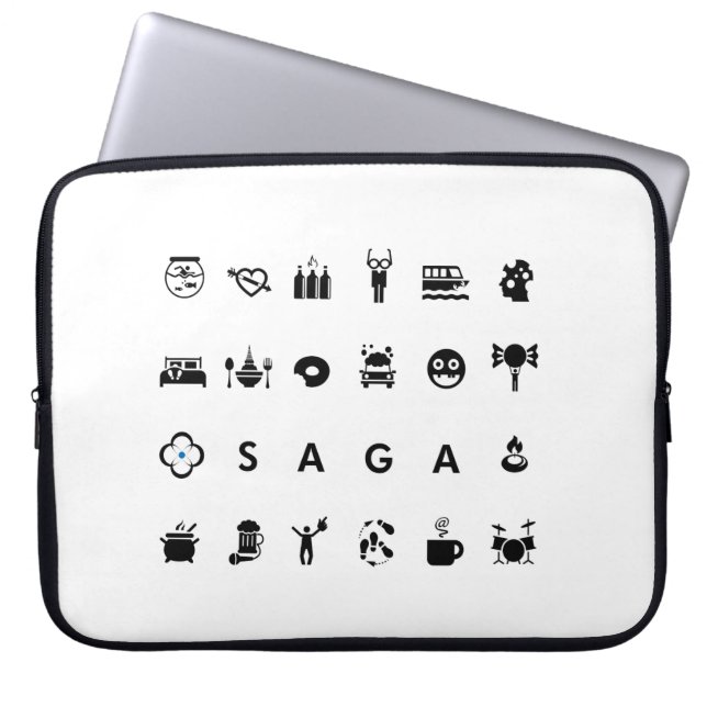 GetSaga Laptop Sleeve (Voorkant)