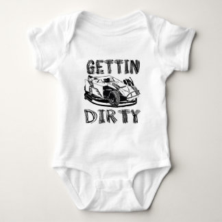 Gettin Dirt Dirt Modified Racing Romper