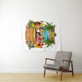 GETTIN' FREAKY OP DE TIKI WANDKLEED (In Situ (horizontaal))