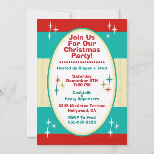 Getting Lit Christmas Party Invitation - Couple (Dos)
