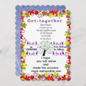 Getting together uitnodiging (Voorkant / Achterkant)