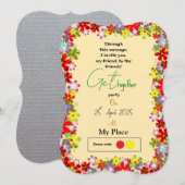 Getting together uitnodiging (Voorkant / Achterkant)