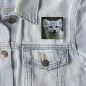 Getty Afbeeldingen | Arctic Fox Kit Vierkante Button 5,1 Cm (In situ)