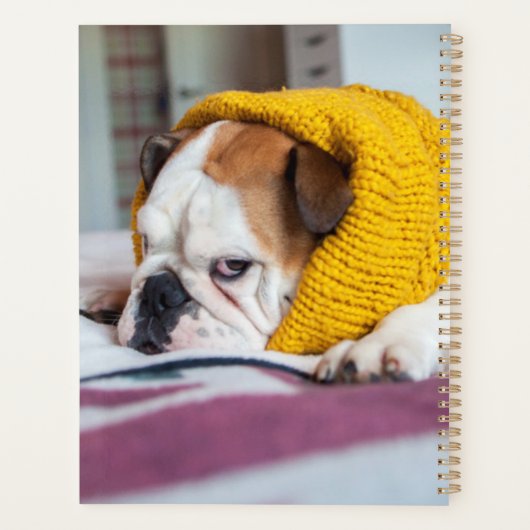 Getty Afbeeldingen | Engelse Bulldog Planner (Achterkant)