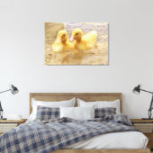 Getty Afbeeldingen | Fuzzy Yellow Ducklings Canvas Afdruk (Insitu (Slaapkamer))