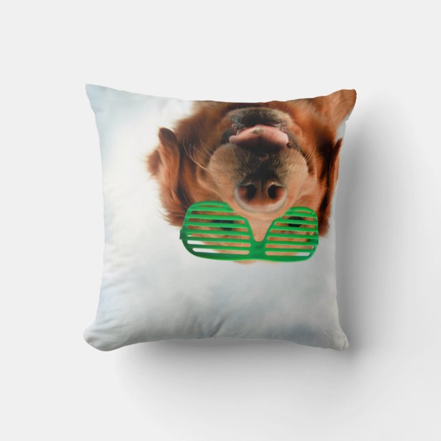 Getty Afbeeldingen | Hond met bril Kussen (Voorkant)