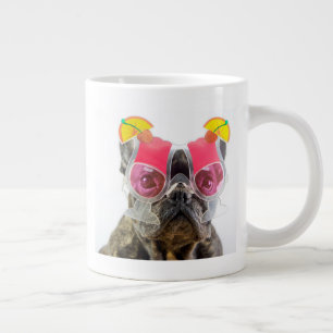 Getty Afbeeldingen Hond met cocktailglazen Jumbo Beker