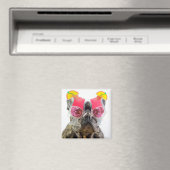 Getty Afbeeldingen | Hond met cocktailglazen Magneet (Insitu (Vaatwasser))