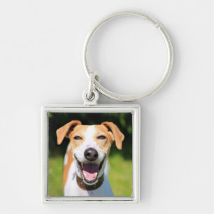 Getty Afbeeldingen Laughing Dog Sleutelhanger