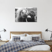 Getty Afbeeldingen | Melkpaarden Canvas Afdruk (Insitu (Slaapkamer))