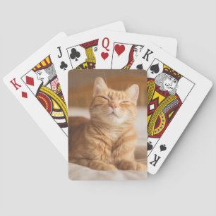 Getty Afbeeldingen   Slaperige kat Speelkaarten