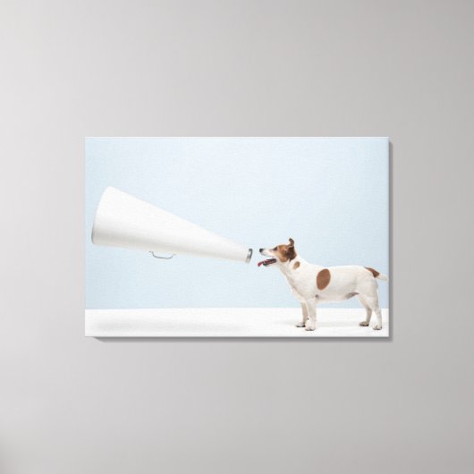 Getty Afbeeldingen | Spreekhond Canvas Afdruk (Voorkant)
