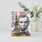 Gettysburg Address Briefkaart (Staand voorkant)