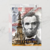 Gettysburg Address Briefkaart (Voorkant / Achterkant)