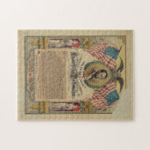 Gettysburg Adres Abraham Lincoln Puzzle Legpuzzel (Horizontaal)