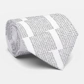 Gettysburg Adres in Hex Stropdas (Opgerold)