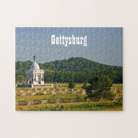 Gettysburg batlefield Puzzle Legpuzzel (Horizontaal)
