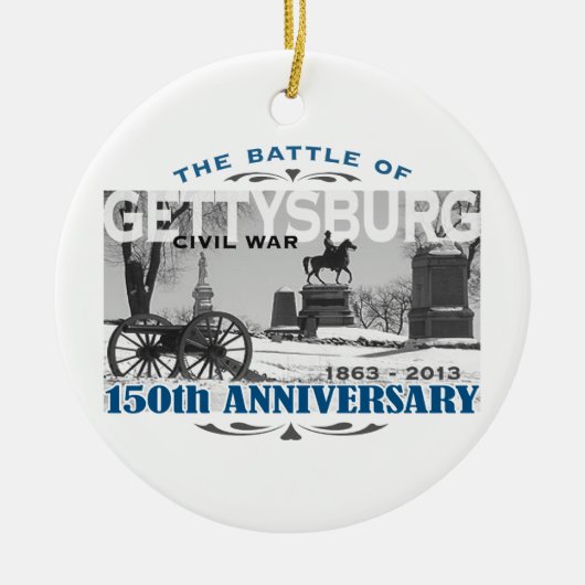 Gettysburg Battle 150 Jubileum Keramisch Ornament (Voorkant)