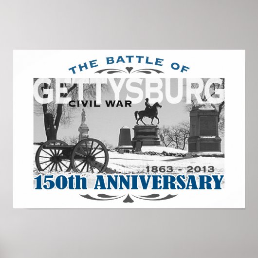 Gettysburg Battle 150 Jubileum Poster (Voorkant)
