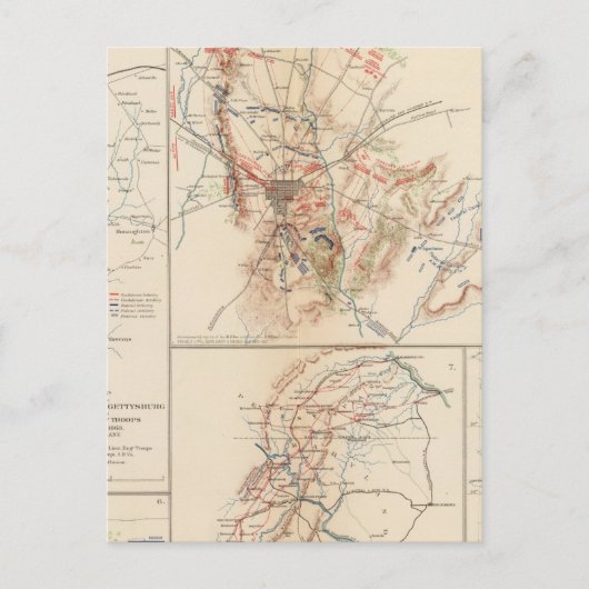 Gettysburg Briefkaart (Voorkant)