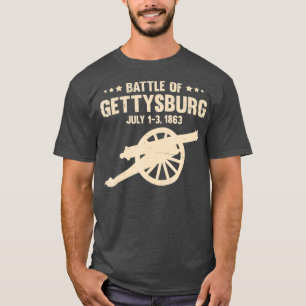 Gettysburg burgeroorlog t-shirt