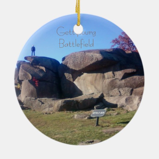 Gettysburg - Devil's Den - Ornament (Achterkant)