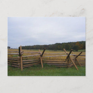 gettysburg in het slagveld herfst briefkaart