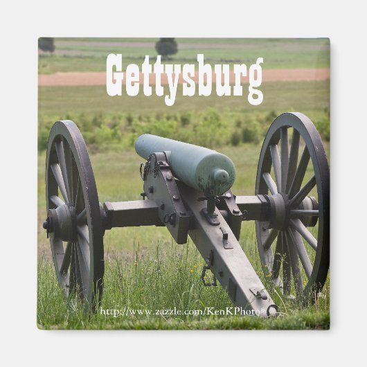 Gettysburg kanon magneet (Voorkant)