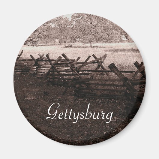 Gettysburg - Magnet du champ de bataille #3 (Devant)