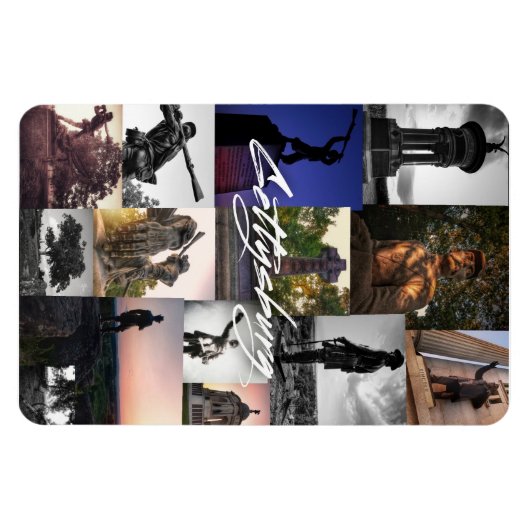 Gettysburg Monuments Magnet (Horizontal)