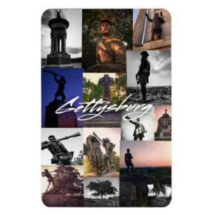 Gettysburg Monuments Magnet Magneet