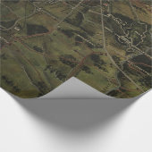 Gettysburg Pennsylvania Park Map (1916) Cadeaupapier (Hoek)