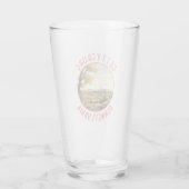 Gettysburg Pennsylvania Retro Verdrietige Cirkel Glas (Achterkant)