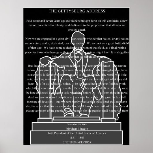 Gettysburg Poster (Voorkant)