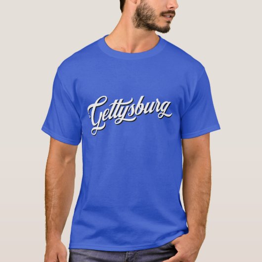 Gettysburg Script T-shirt (Voorkant)