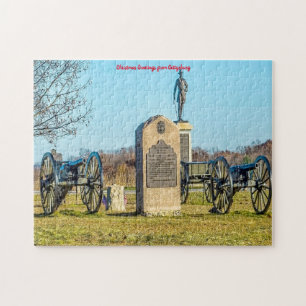 Gettysburg slagveld. Jigzaag Puzzle Legpuzzel