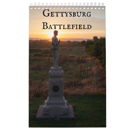 Gettysburg-slagveld Kalender (Hoes)
