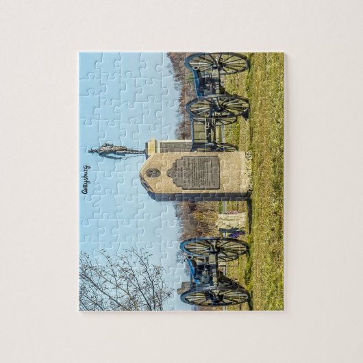 Gettysburg slagveld. legpuzzel (Verticaal)