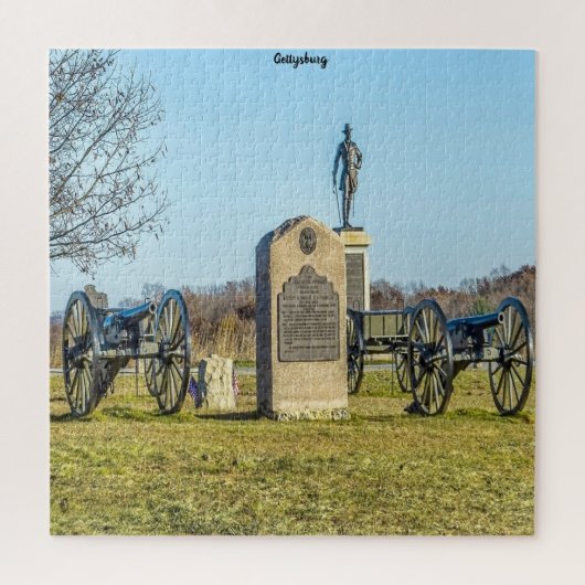 Gettysburg slagveld. legpuzzel (Verticaal)