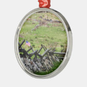 Gettysburg-slagveld Metalen Ornament (Links)