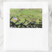 Gettysburg-slagveld Rechthoekige Sticker (Tas)