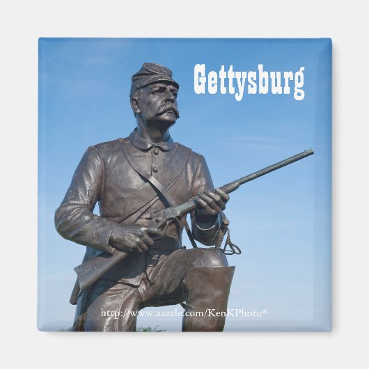 Gettysburg Statue II Magnet (Devant)