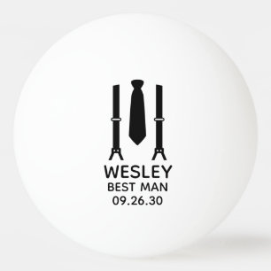 Getuige Black Tie Pingpongballen
