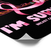 Getuige dat ik overlevende borstkanker ben poster (Hoek)