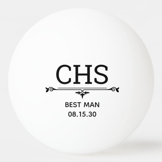 Getuige Initiëlen Pingpongballen (Voorkant)