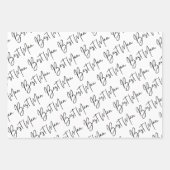 Getuige Inpakpapier Plat Vel Set van 3 (Voorkant)