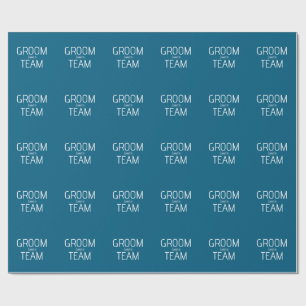 getuige knappe bruidegom team grijs blauw wit vrij cadeaupapier